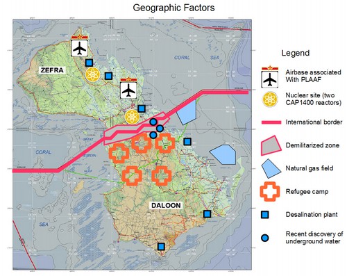 Map of Geographical Factors